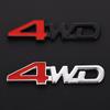 3D Metal Sticker 4WD Emblem 4X4 Badge Decals for Honda Mitsubishi ASX Outlander Lada CRV Accord Civic Suzuki Grand Vitara Swift
