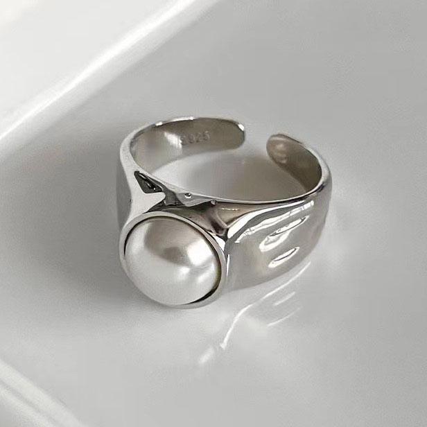 925 Sterling Silver Rings For Women Geometric Fine Jewelry Finger Adjustable Gold Interware CZ Ring For Party Birthday Gift