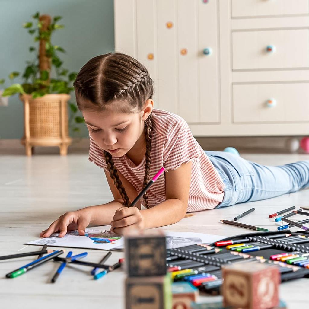 148 цветных карандашей и эскизных карандашей Художественный набор для рисования и раскраски Sketchbook Black Case