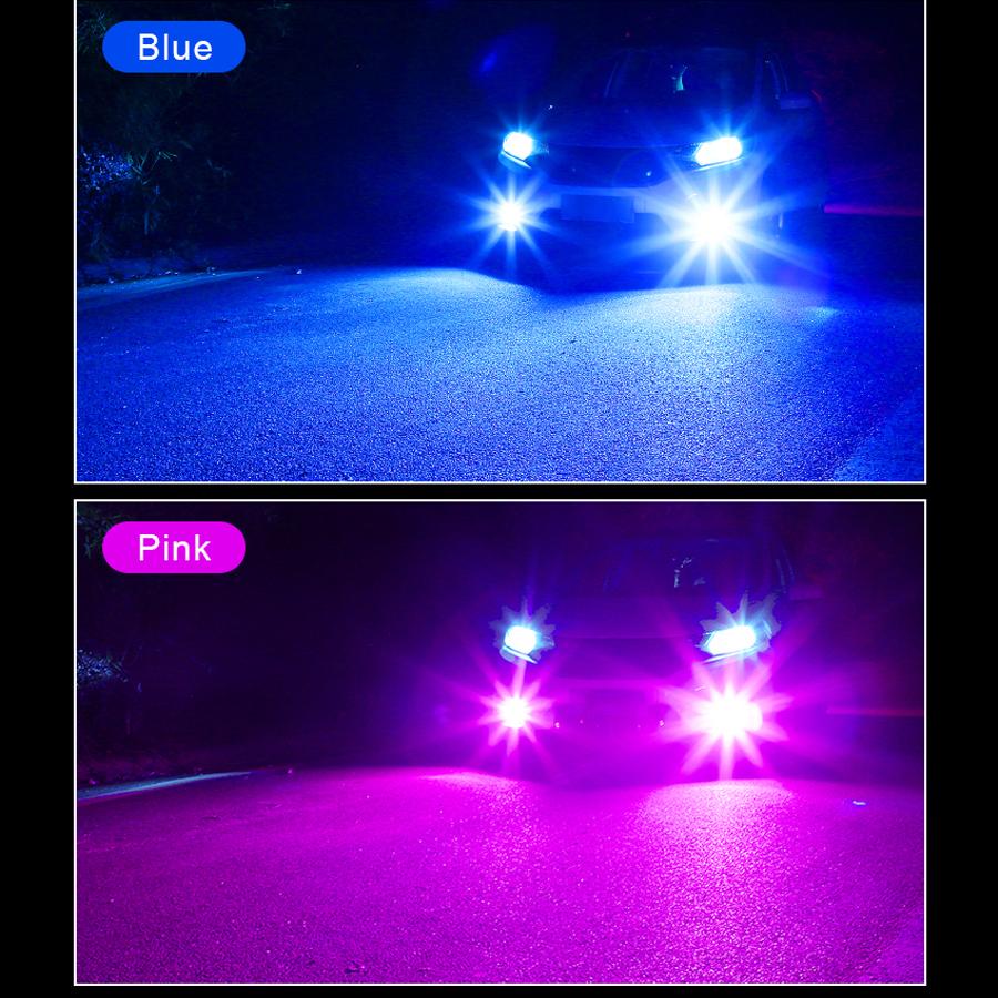2 шт. 880 3030 чипов, 24 светодиода, несколько цветов, супер яркие автомобильные противотуманные фары, лампы для автомобилей, грузовиков, противотуманные фары, дневные ходовые огни DRL