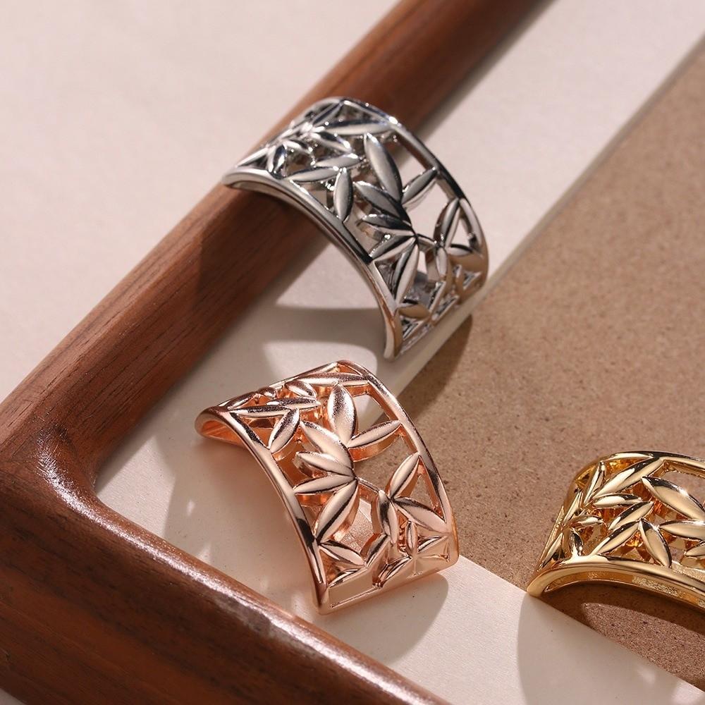 Arc Shape Hollow Design Scarf Clips Smooth Scarves Brooches Metal Scarves Buckle Ring  Decoration