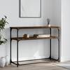 VidaXL Console Table Smoked Oak 100x35.5x75 Cm Engineered Wood 834067