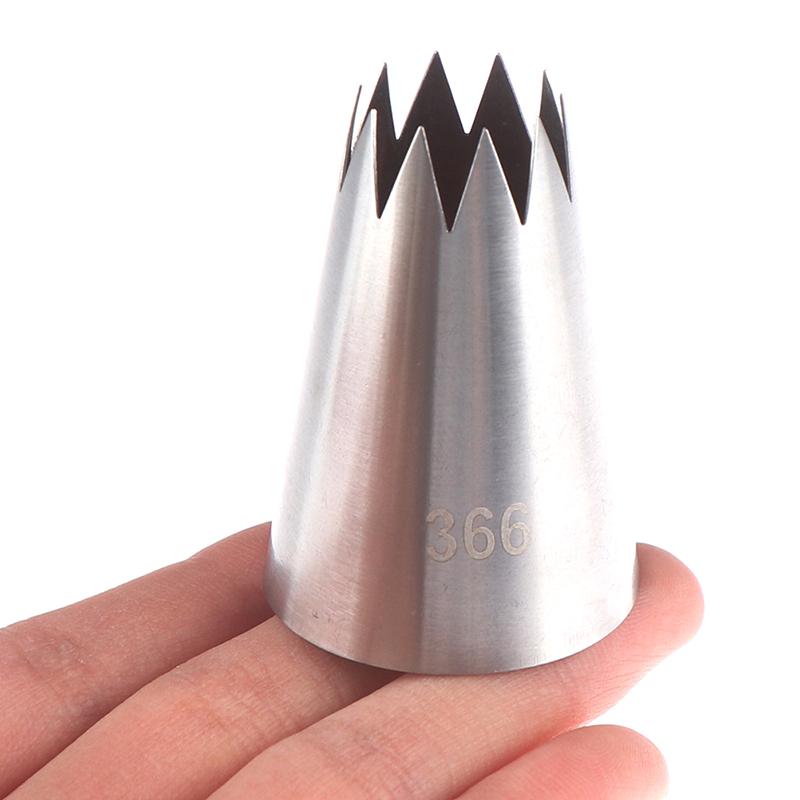 #366 Большая открытая насадка-звездочка Насадки для крема для глазури Формы для выпечки Советы по выпечке