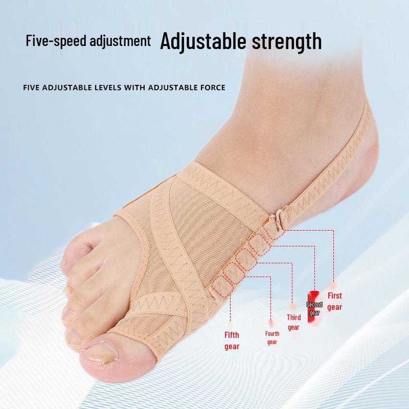 Ультратонкий дышащий корректор для косточки большого пальца стопы: Дневная и ночная носка, Носок-рукав для выравнивания пальцев ног