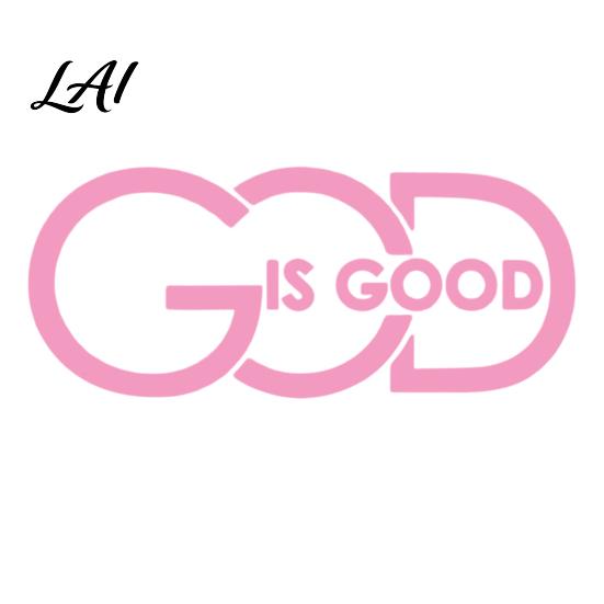 Car Body Trim Stickers God Is Good Sticker Reflective Waterproof PVC Decal Automotive Styling Decals Sunproof Exterior Decoration Accessories