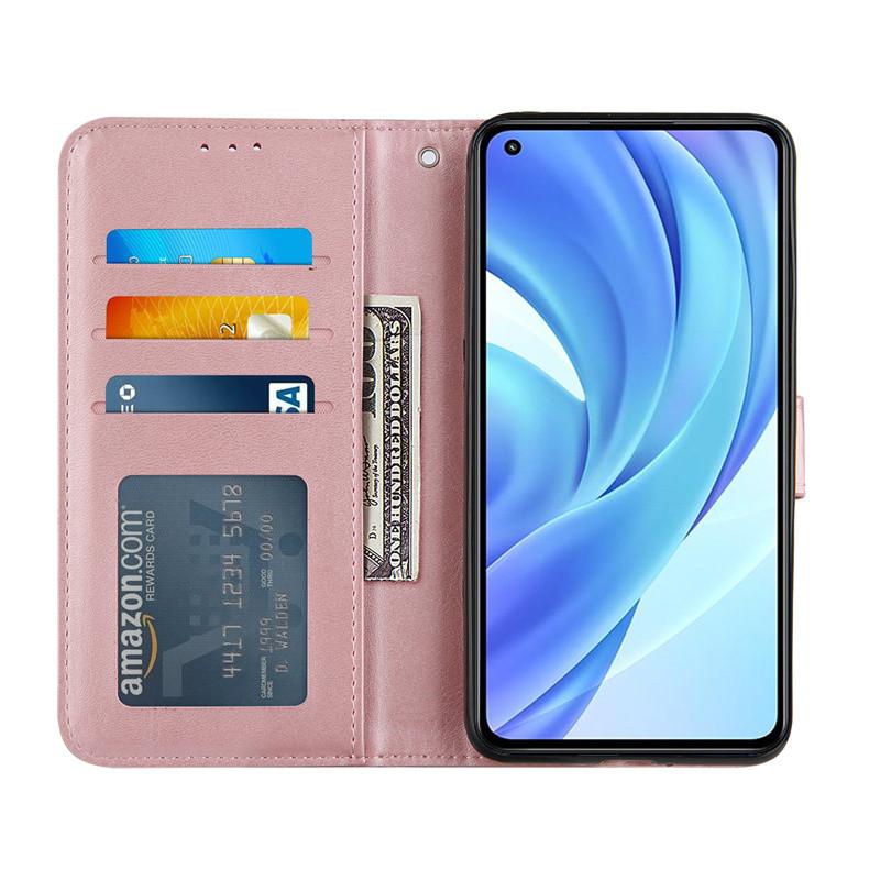 Для iPhone 16 15 Plus Pro Max SE4 Чехол-книжка-кошелек из кожи с отделениями для карточек Мягкий силикон