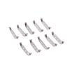50Pcs Bar Pins Brooch Lock Back Safety Catch Rolling DIY Craft 32mm