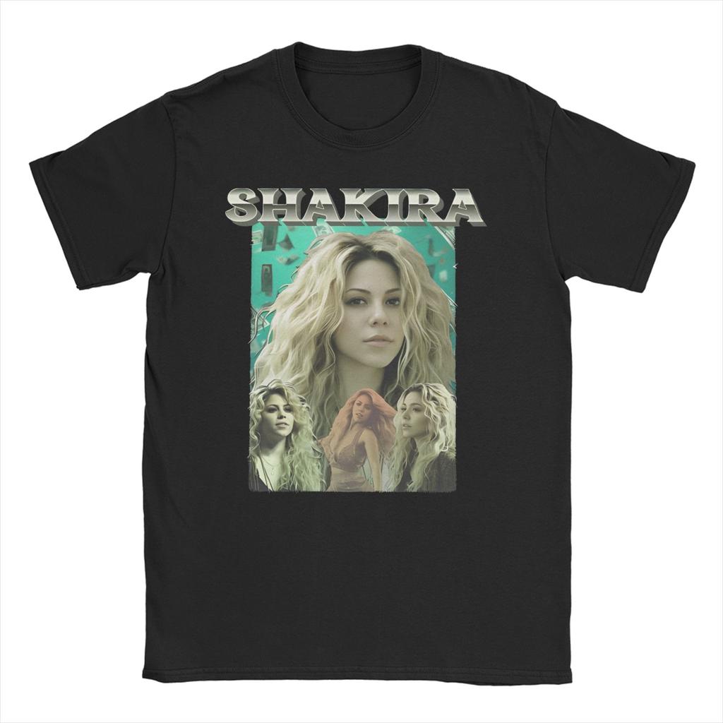 Unisex TShirt Las Mujeres Ya No Lloran World Tour Shakira Concert Pure Cotton Tee Shirt Short Sleeve T Shirt Crewneck Clothing