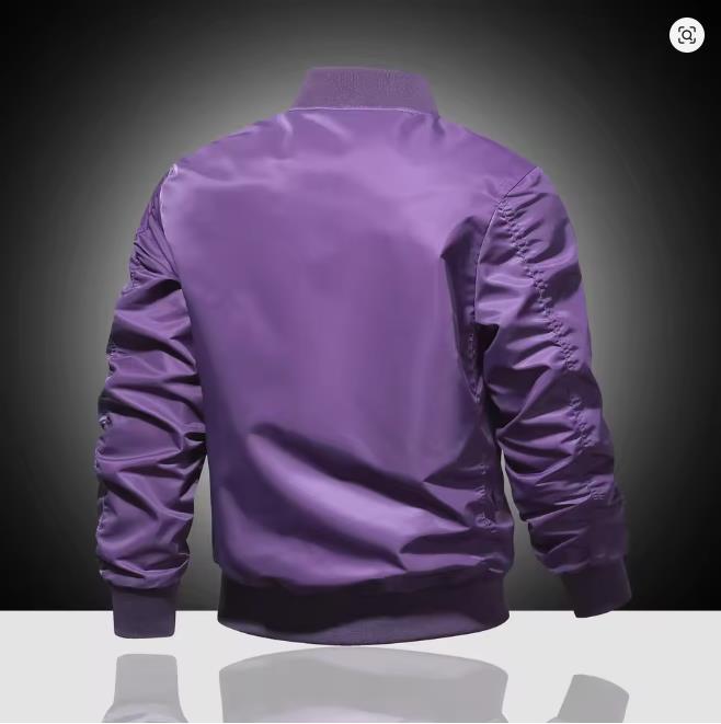 Осенне-зимняя куртка-пилот ВВС MA1 мужская однотонная бейсбольная куртка повседневная толстая ветрозащитная теплая хлопковая куртка