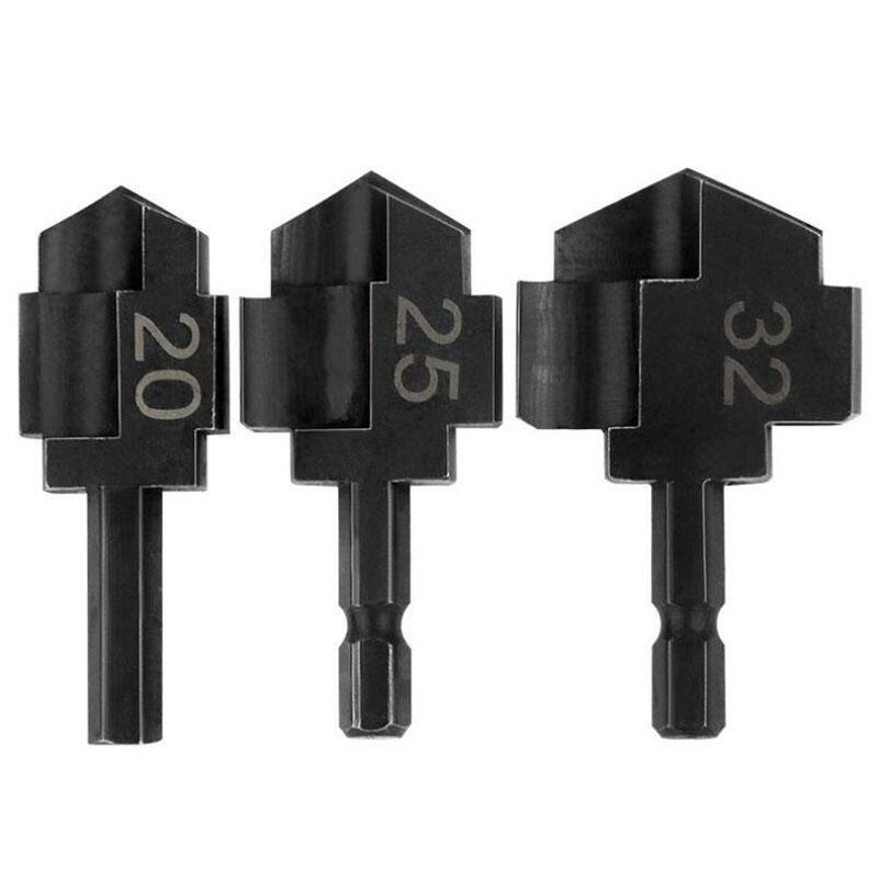 Water Pipe Expansion PPR Lifting Stepped Drill Bit Hexagon Shank Power Tools Parts Step Drill For Plumber Repairing