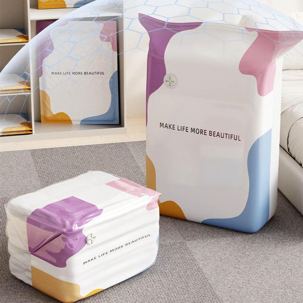 No-Pump Vacuum Storage Bags Thickened Vertical Storage Bag Vacuum Compression Bags Bedding Storage