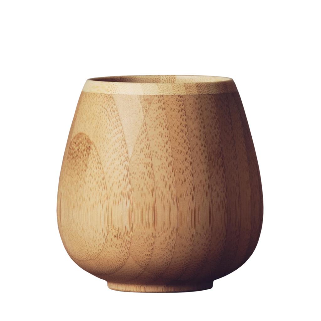 RIVERET Vessel Glass Locking 240ml Bamboo Dishwasher Safe Brown RV-116B