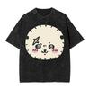 Chiikawas Last Dinner T Shirts Hip Hop Washed Cotton Harajuku TShirt  Vintage Men Women Tops Streetwear Summer Tee Shirt