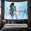 Custom Name Text Tapestry,Erling Haaland Decorative Wall Hanging, Background Tapestry For Home Bedroom