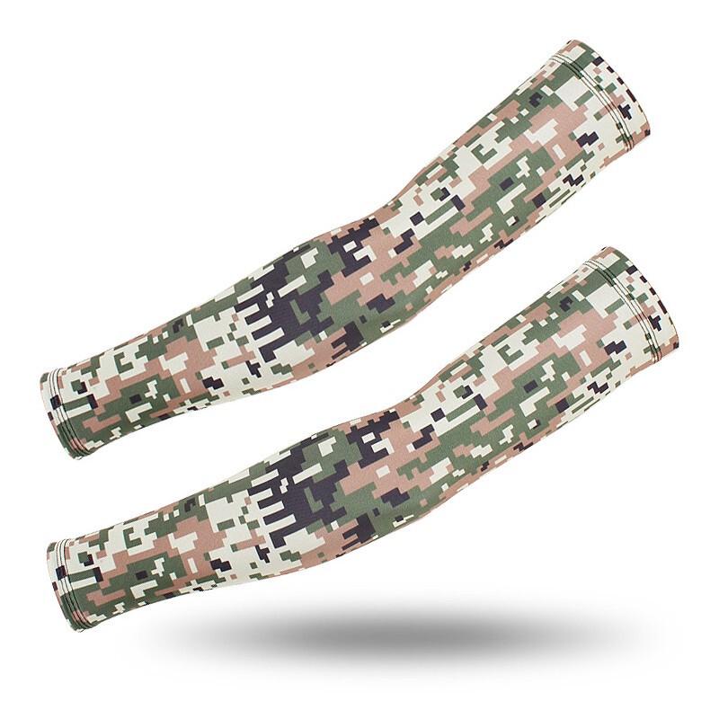 Tactical Camouflage Ice Silk Sun Protection Arm Sleeves