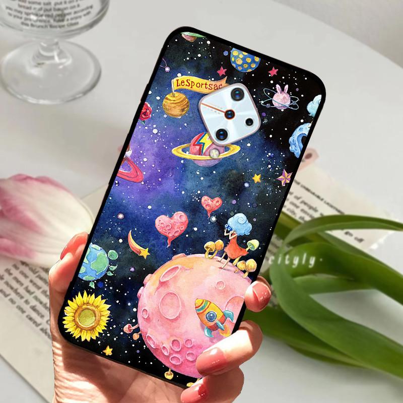 Чехол для Vivo V17 Чехол-крышка S1 Pro Силиконовый Мягкий Расписной Чехол для Телефона для VIVO 1920 V17 Россия Чехол TPU Бампер для vivoV17 V 17 s1Pro