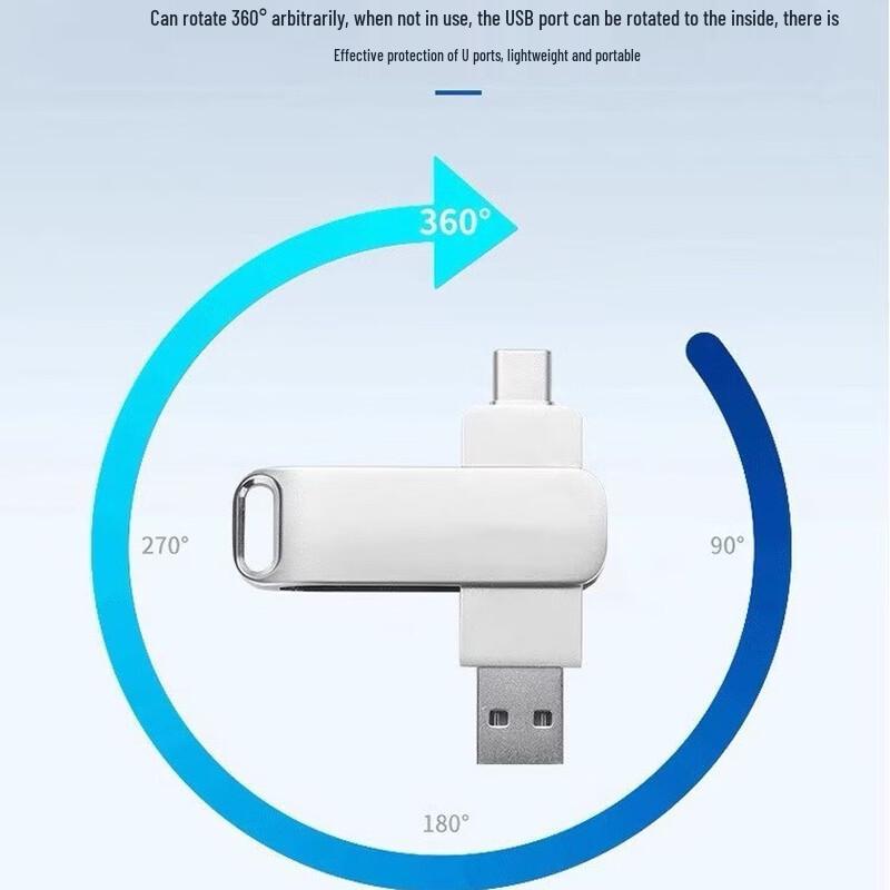 USB-флеш-накопитель OLOEY с двойным интерфейсом