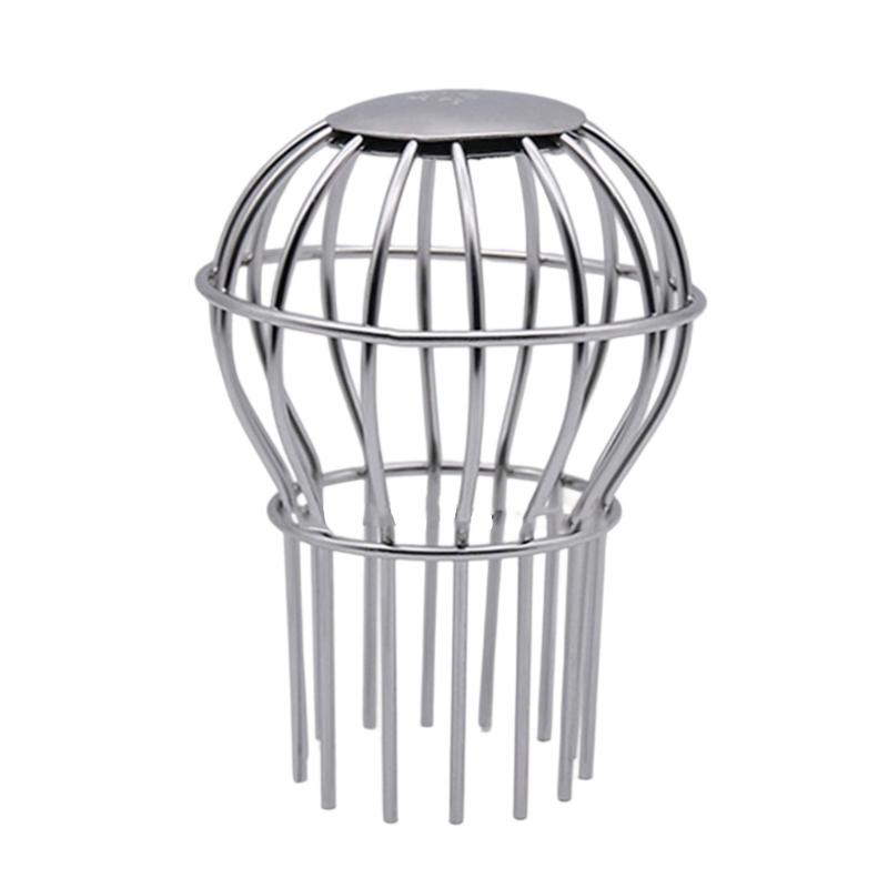 Улучшенные сферические листвоуловители, крышка для слива, стальная конструкция против засорения, сливная решетка для крыши, балкона, простая установка