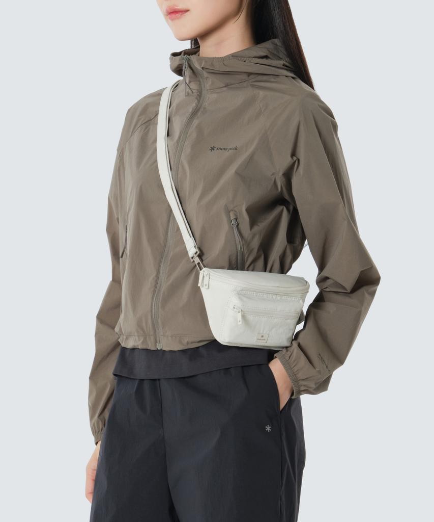 Snowpeak Apparel Легкая мини-сумка через плечо из таслана 1 л (S26Mwfcb71) Светло-бежевый