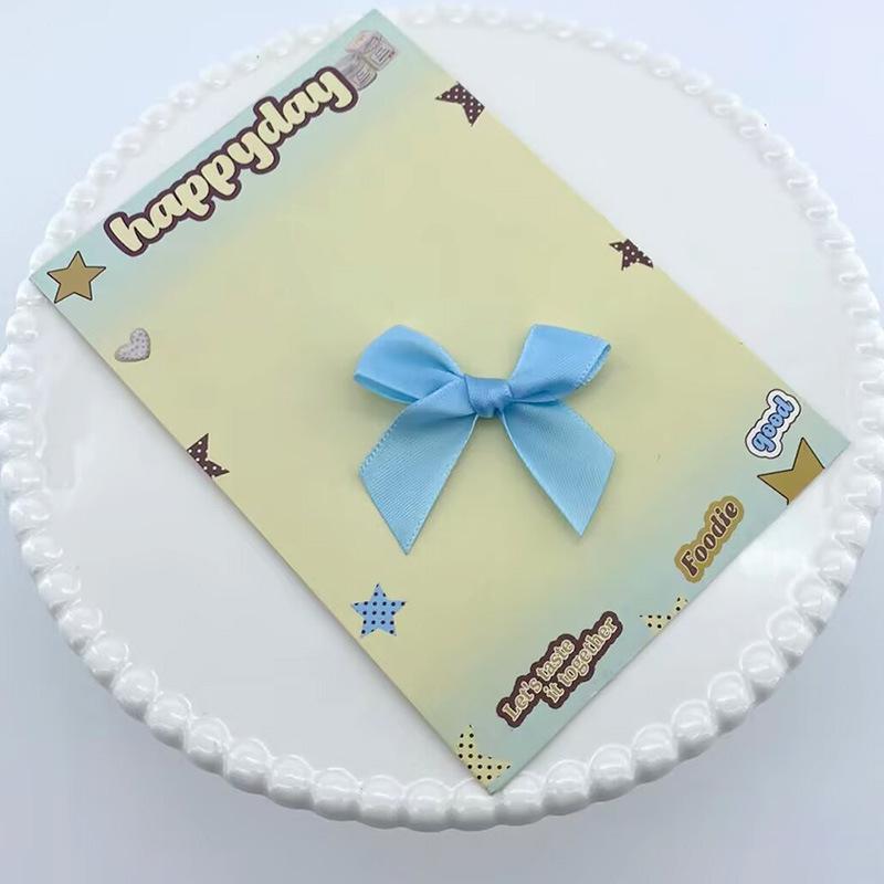 1,5 см Односторонний Полиэстеровый Бант Ручной Работы для Куклы, Плюшевой Подарочной Коробки, Одежды или Аксессуара для Волос