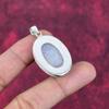 Ювелирные изделия из радужного лунного камня, подвеска из стерлингового серебра 925 пробы, красивая ювелирная подвеска ручной работы