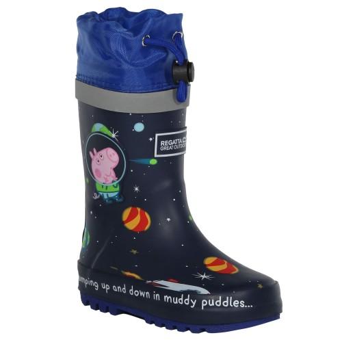 Regatta Childrens/Kids Peppa Pig Space Wellington Boots