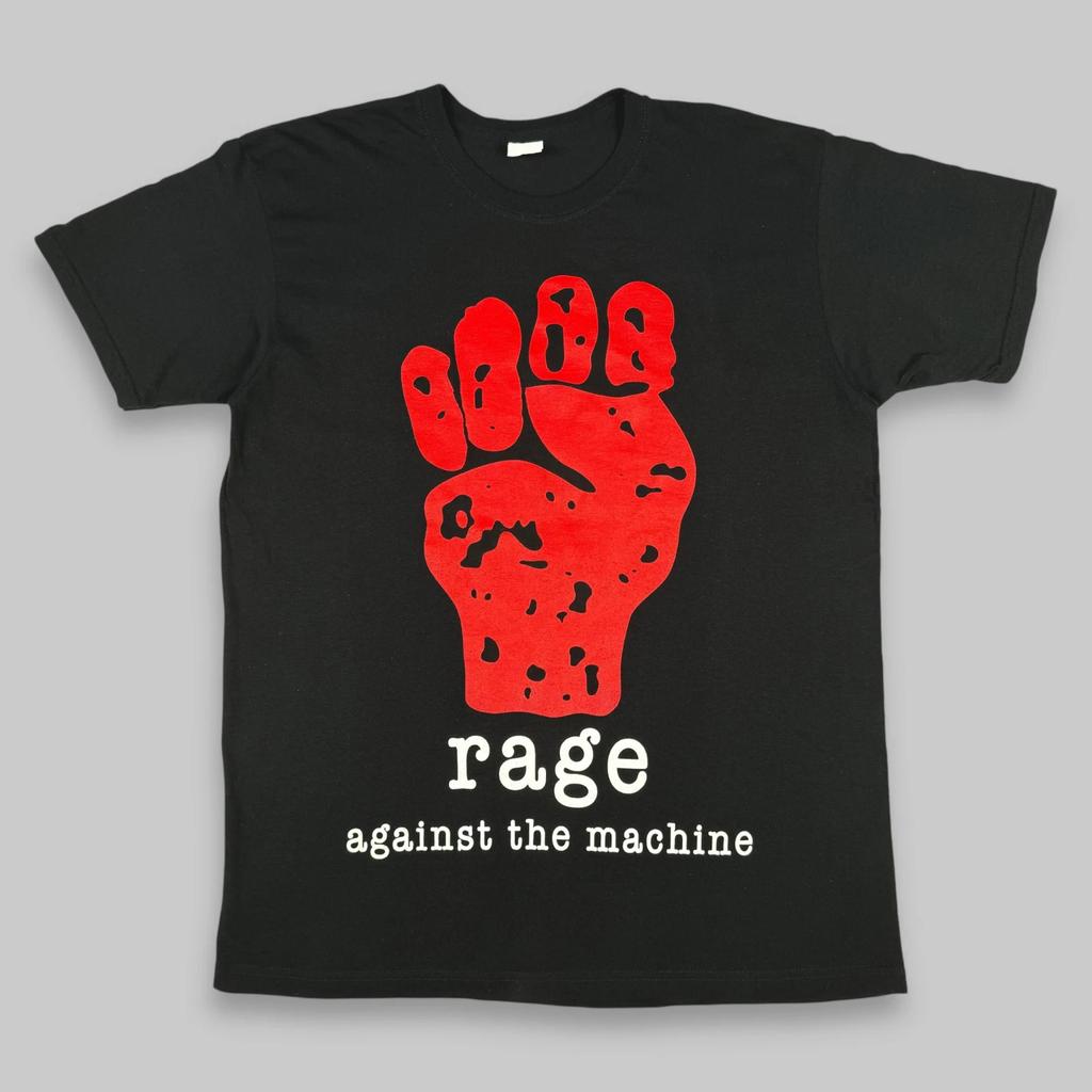 RAGE AGAINST THE MACHINE _ Черная футболка ‘Fist_Star’ Размер S-