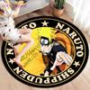 Anime Naruto Round Carpets for Living Room Rugs Soft Flannel Floor Area Rug Bedroom Carpet Mat for Children Kitchen Rug