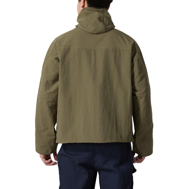 Adidas Jackets Men's Army Green Hooded Moderate Other JD5420
