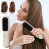 Беспроводной выпрямитель для волос с 2 регулируемыми температурами, быстрый нагрев, перезаряжаемый через USB, портативный, с отрицательными ионами, электрическая укладка вьющихся волос