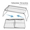 ZISIZ Outdoor Stainless Steel Folding BBQ Grill