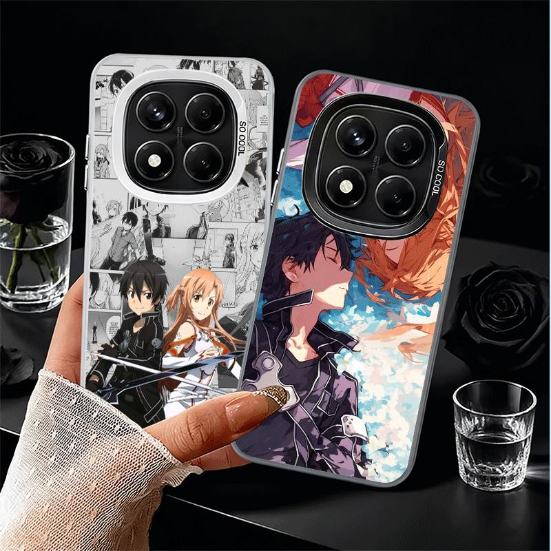 Мягкий чехол для телефона Sword Art Online для Xiaomi Redmi Note 13 14 15 Pro Plus 12S 12 11S 11 11T 10S 10 Ударопрочная задняя крышка Sh