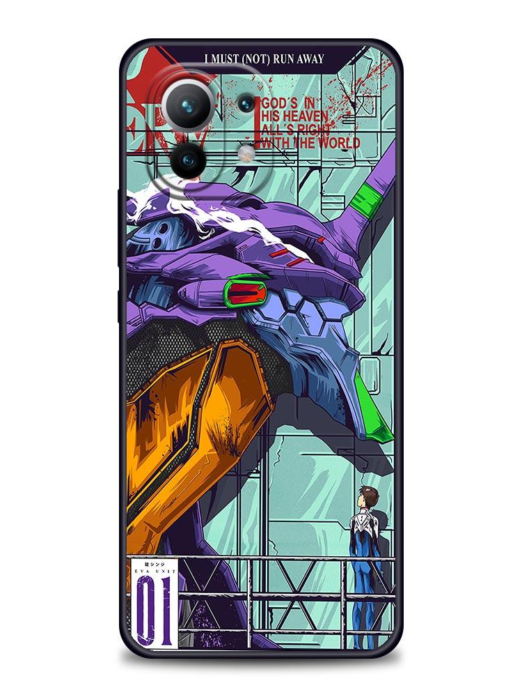 Аниме Neon Genesis Evangelion EVA чехол для телефона для Xiaomi Mi 12 12X 11 Lite 11X 11T X3 X4 NFC M3 F3 GT M4 Pro NE 5G силиконовый чехол