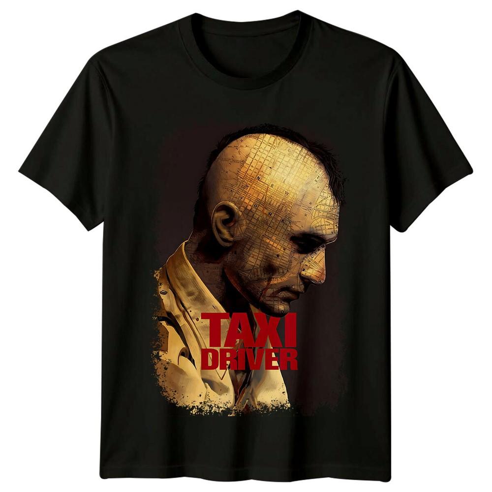 Taxi Driver (1976) Movie Poster Inspired T-Shirt Retro 70s Tee Unisex