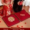 Royal Wedding Kneeling Pads: Bride's Tea Ceremony Double Happiness Cushions