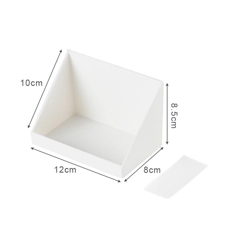 Настенный стеллаж для хранения, ванная комната, кухня, органайзер для всякой всячины, держатель для косметики, лоток для хранения косметики, органайзер для макияжа, самоклеящаяся полка