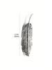 Vintage Hair Clip Feather Leaf Shape Barrette Metal Hairpins For Women Lady Headwear Hair Accessories