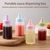 Мини Соус Выдавливаемый Пластиковый Контейнер для Приправ Кошачья Лапка Приправа Заправка Салатная Заправка Контейнеры Для Пикника на Открытом Воздухе Кемпинга