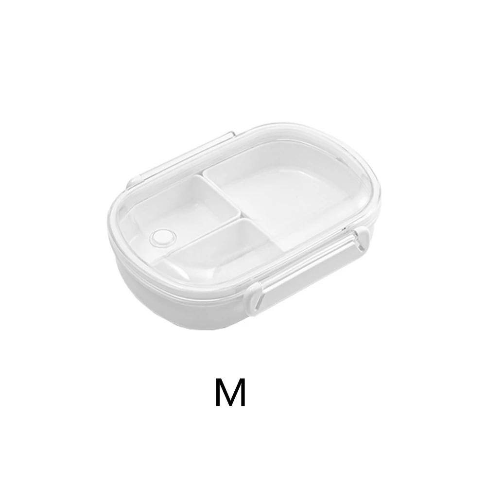 1pc-Portable Lunch Box - Bento Containers, Leak-Proof, Manual, Durable Plastic Material, Ideal for Picnic and Outdoor Activities