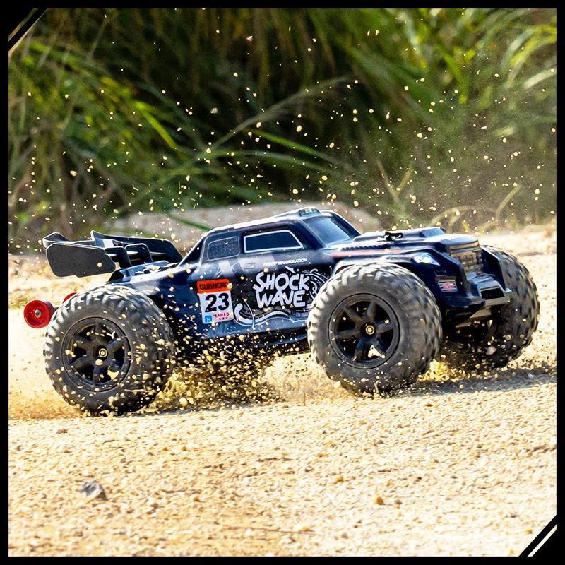 Радиоуправляемая Внедорожная Машина 4WD Высокомощный Щеточный Скалолазный Грузовик Металлическое Шасси Высокоскоростной Гоночный Автомобиль Гусеничный с Дистанционным Управлением для Взрослых