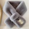 Winter Thicken Thermal Scarf Super Warm and Foreign Fur Scarf