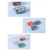 Portable Travel Pill Case 6 Grids Tablet Storage Container Moisture-proof Pill Organizer Clear View Large Capacity Small Pill Box