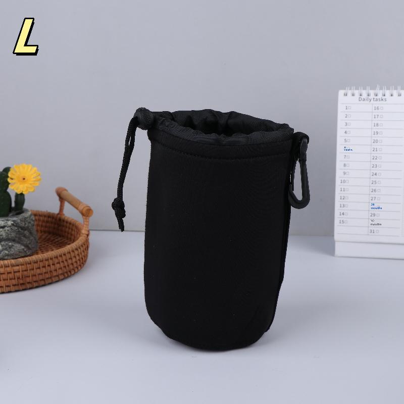 Camera Lens Cover Neoprene Lens Bag Waterproof Soft Camera Lens Pouch Shockproof Camera Lens Bag For Most Digital Slr Camera