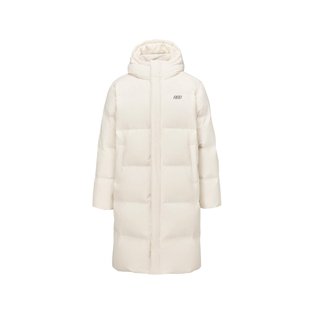 Skechers Down Jackets Unisex Marshmallow White-0074 Hooded (Non-detachable) Moderate L425U107-0074