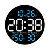 10inch LED Large Digital Wall Clock with Remote Control Temperature Humidity Date Week Display Countdown Timing Clock Home Decor