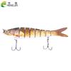 HENGJIA Jointed  Fishing Lures 1Pc 27g Artificial Hard Tackles Wobbler Lifelike  8 Segment Fishing Gears Outdoors