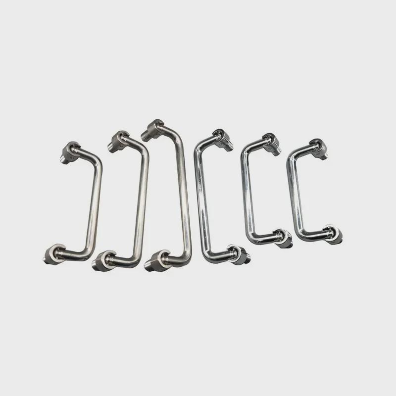 LS506 U-Shaped 304 Stainless Steel Folding Handle for Oven and Mechanical Equipment.