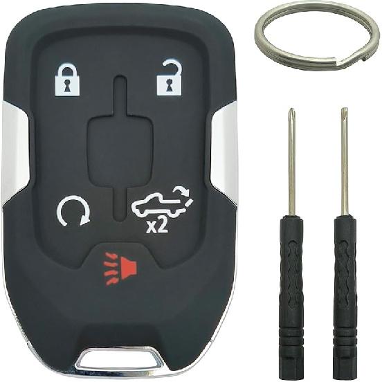 Сменный корпус для смарт-ключа-брелока подходит для GMC Acadia Terrain     Бесключевой доступ Чехол для автомобильного пульта HYQ1EA (4 Кнопки A)
