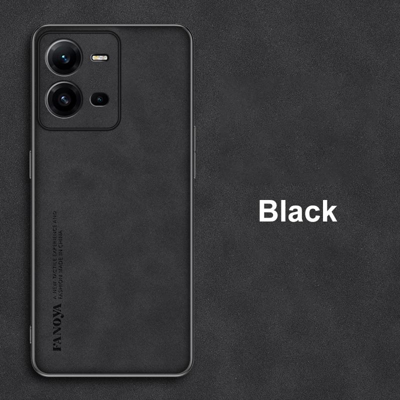 Роскошный чехол из искусственной кожи для Vivo V25 Pro V25E, матовый силиконовый чехол для телефона с полной защитой для Vivo Y35 Y16 4G Y22 Y22S Coque