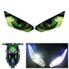 Для KAWASAKI Z1000 14-16 Пара 3D ПВХ Зеленый Передний Обтекатель Защита Фары Наклейка